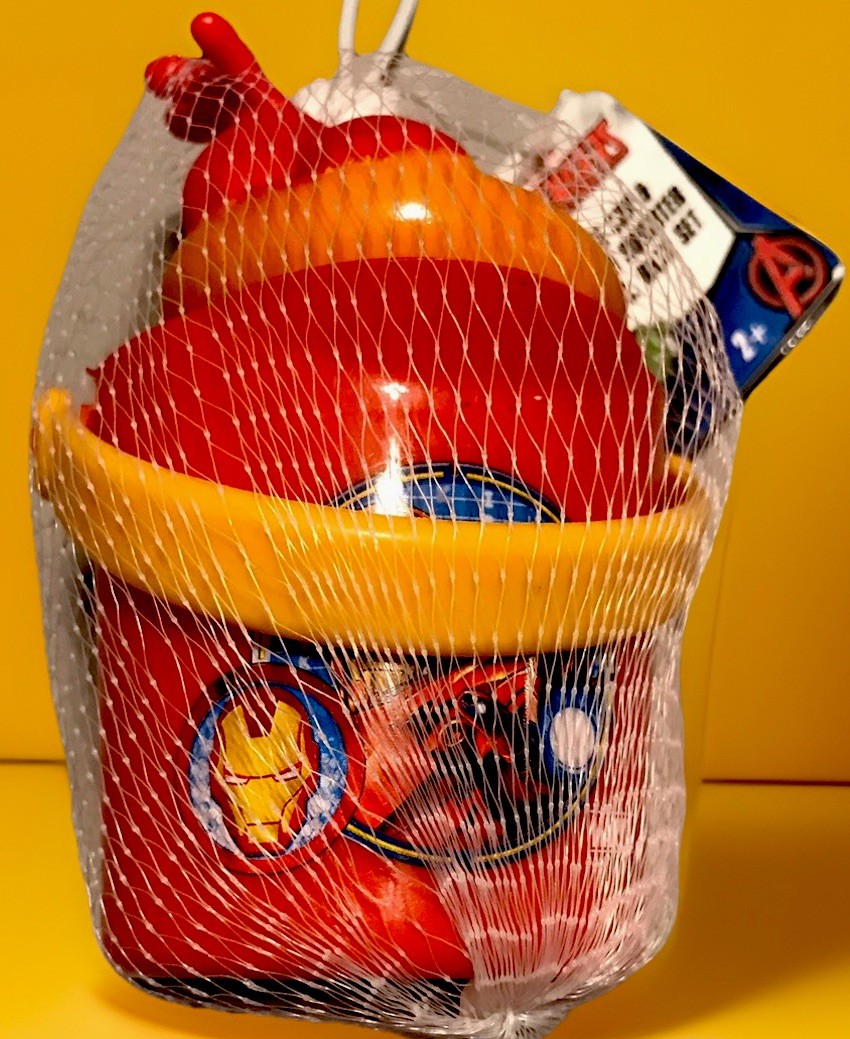 Marvel Avengers Iron Man Mini Rinse Cup and Bath Squirter 2 Piece Bath Set