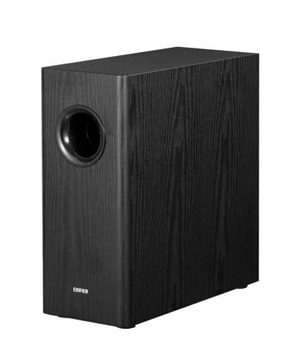  T5s Powered Active Subwoofer with 70W RMS, 8" Long-Throw Woofer, Deep Black
