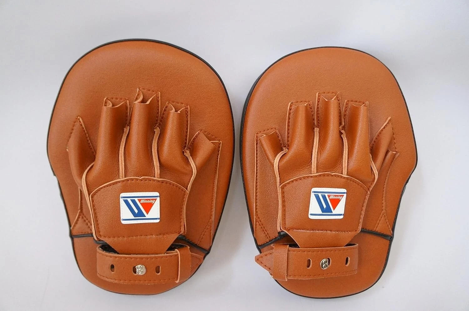 Winning Boxing Punching Mitts Brown and Black Standard Type CM20
