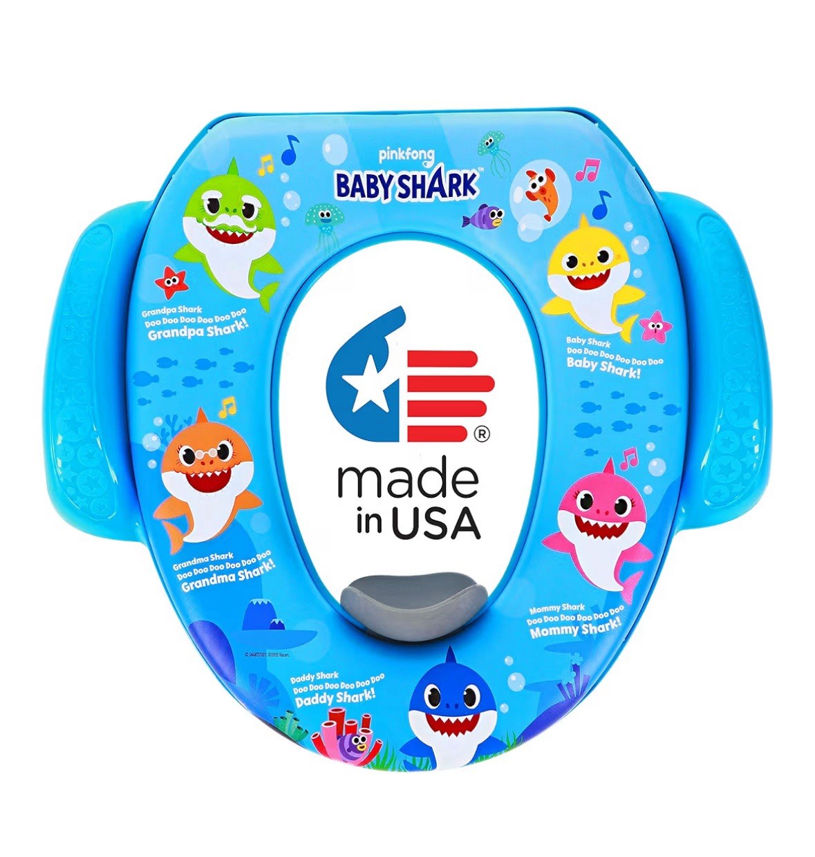 Nickelodeon Pinkfong Baby Shark Blue Potty Seat Aquatic Theme Unisex