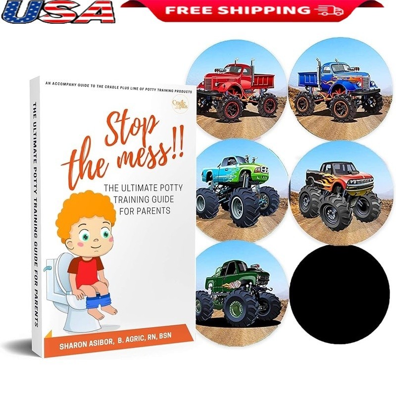 Potty Training Stickers 5 Pack Thermochromic Color Changing Kids Fun Reward New