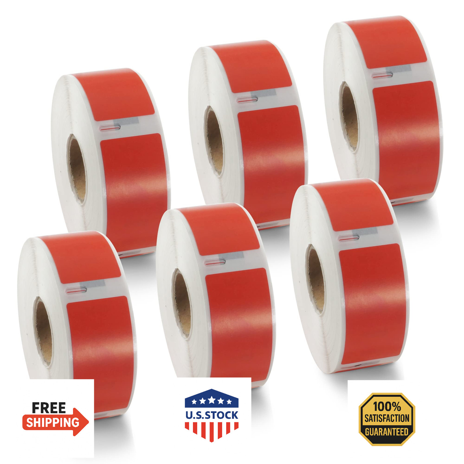 BETCKEY Colored Labels Compatible Dymo 30336 (1" x 2-1/8") Return Address