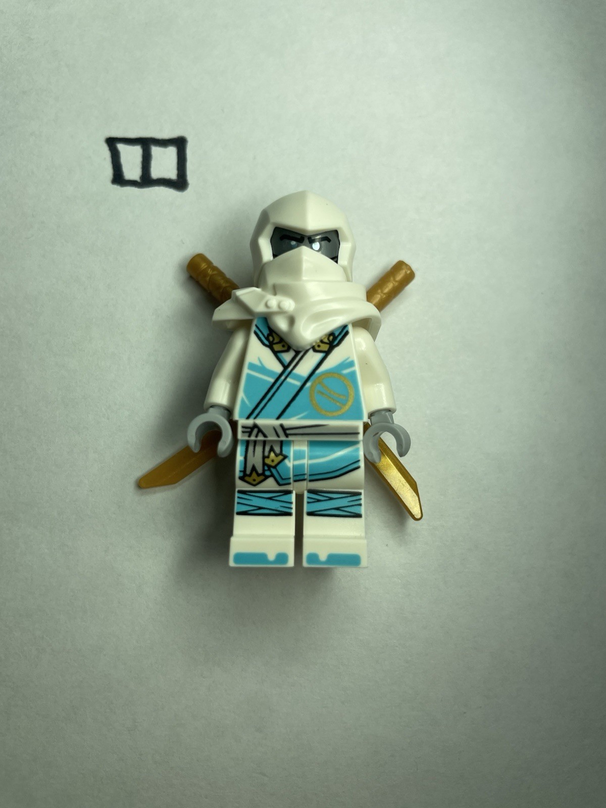 LEGO® Ninjago Zane Minifigure Dragons Rising White Ice Ninja 71791 71796 njo819