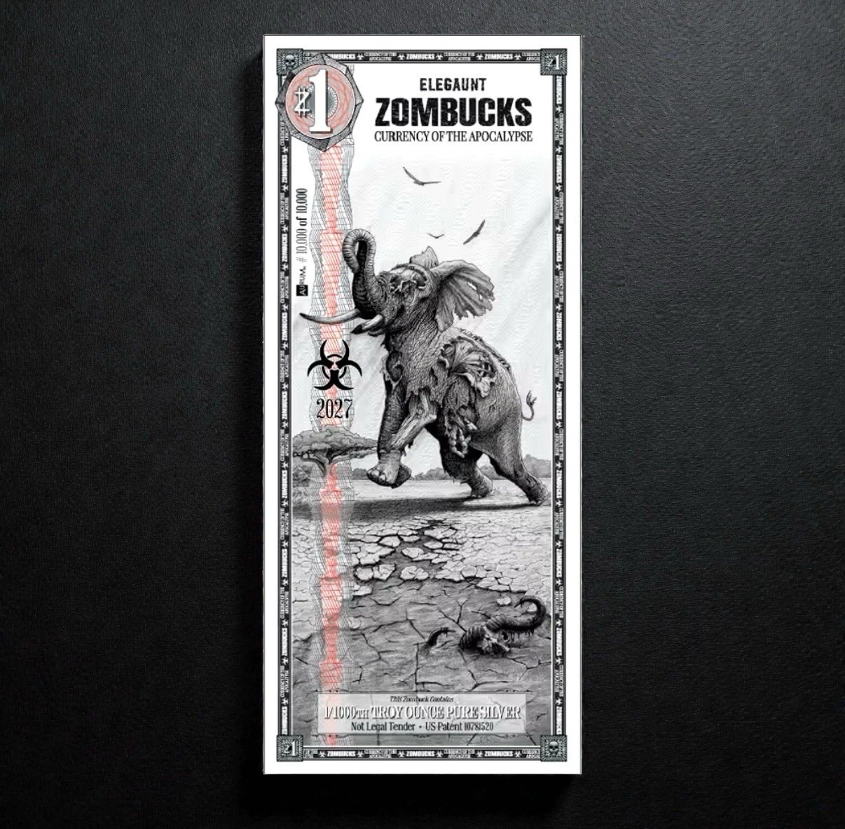 LOT X 6 2027 ZOMBUCKS 2 X ELEGUANT 2 X MORTUGA 2 X KILLERAND SPECIAL ORDER