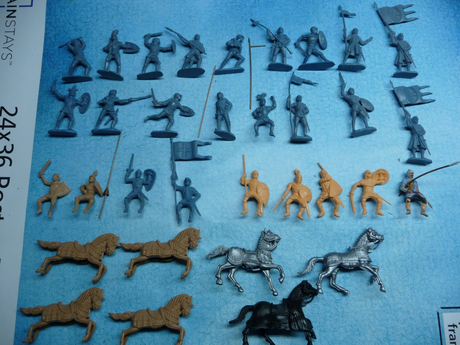 MEDIEVAL LOT # 46   MEDIEVAL RARE FIGURES DEAL LOT 1/32-1/30