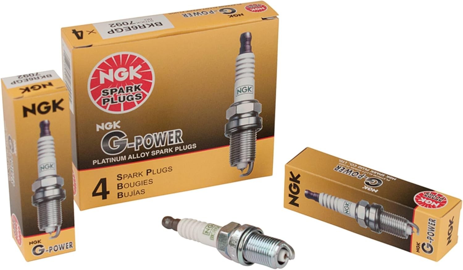 NGK Spark Plugs, 130-808-4, 4-pack