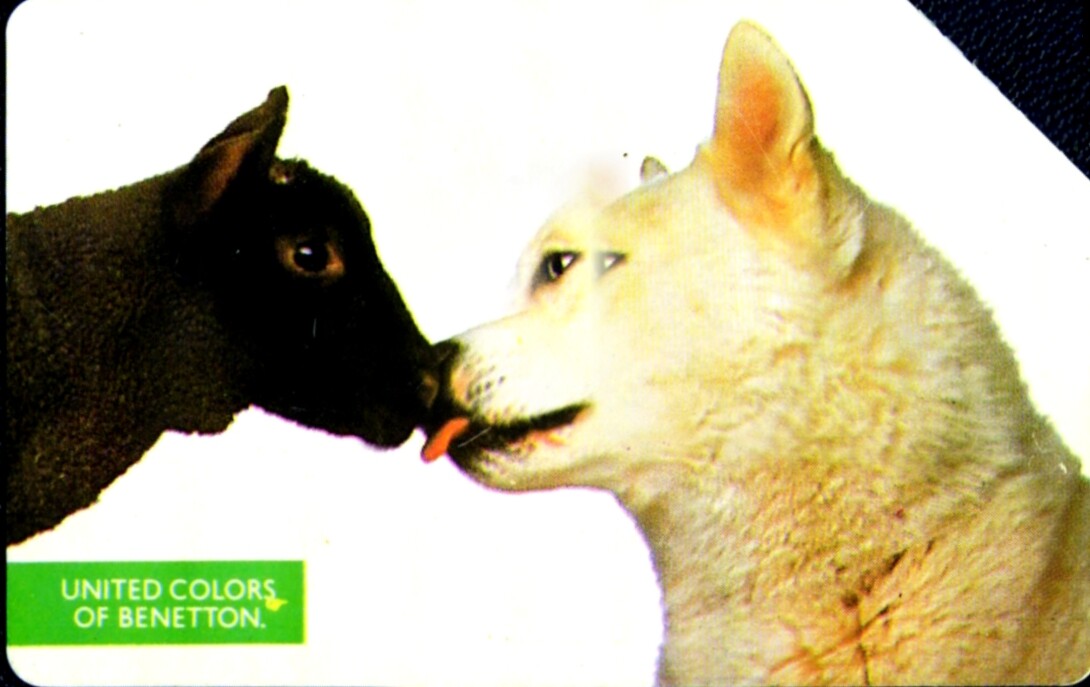 G 141 C&C 2198 Used Phone Card Benetton Wolf And Lamb Good Quality