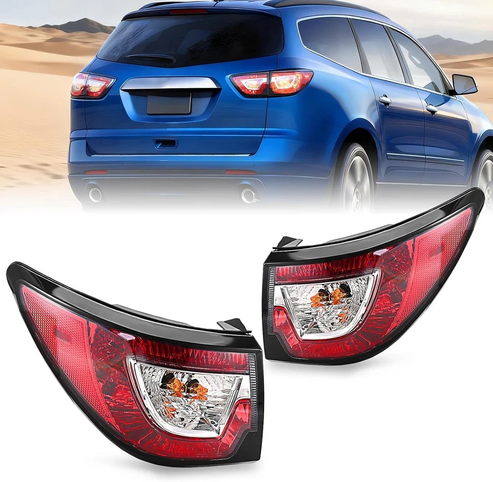 Tail Light Assemblies Compatible with 2013-2017 Chevy Traverse, Left & Right