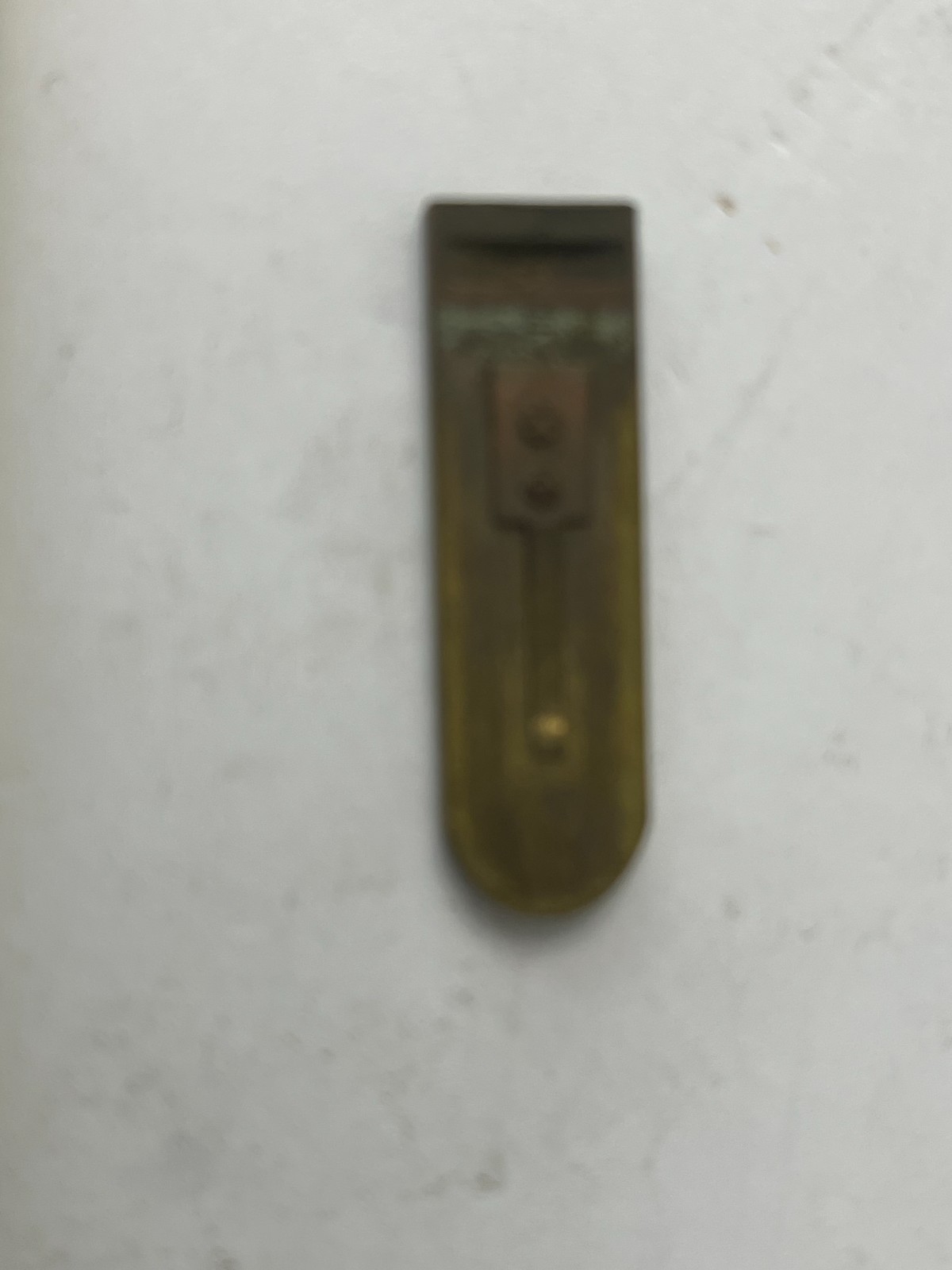 Antique Brass Reed From A Pump Organ 1 3/8"