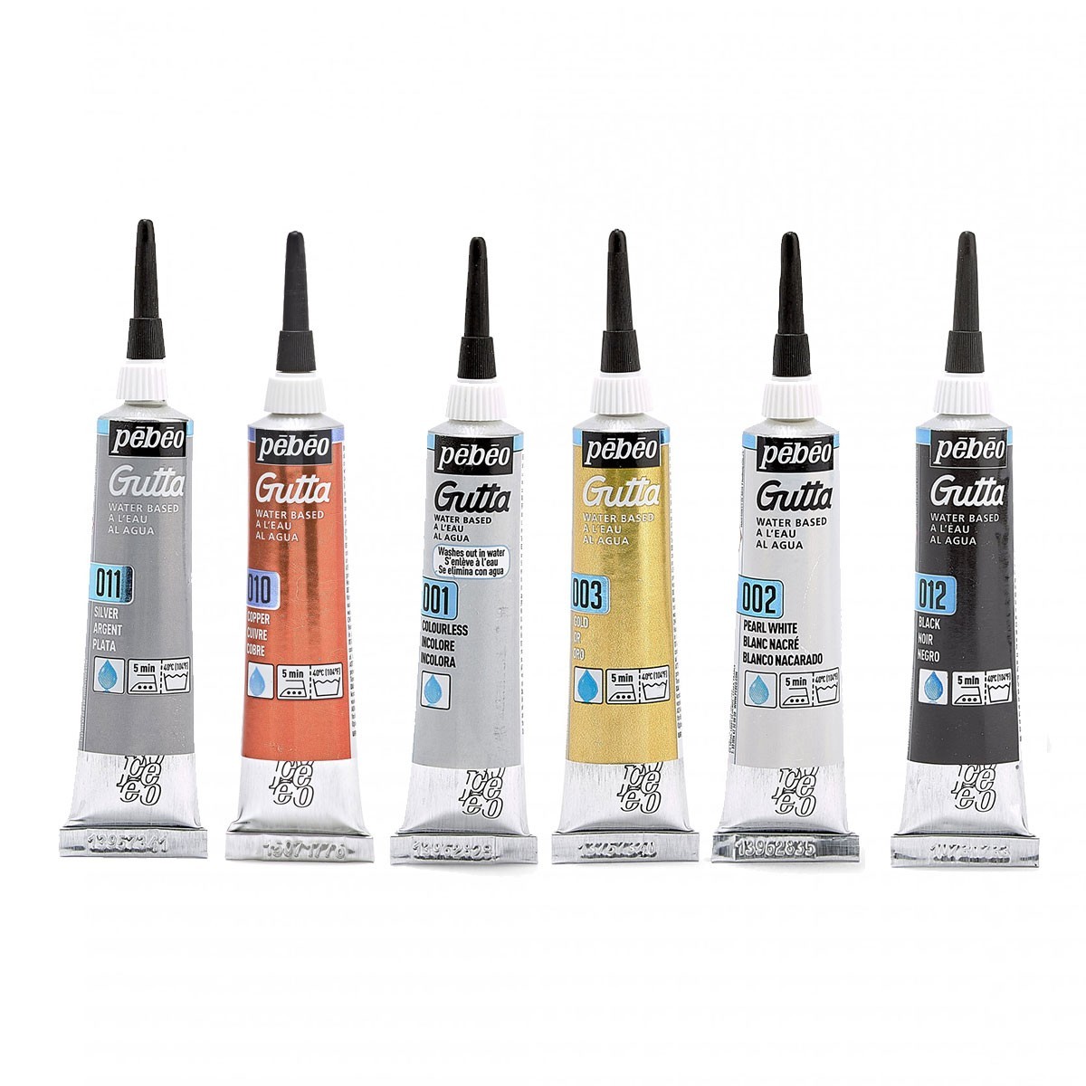 Pebeo Setasilk Gutta Water Based Colour Block Outliner Silk & Fabric Paint 20ml