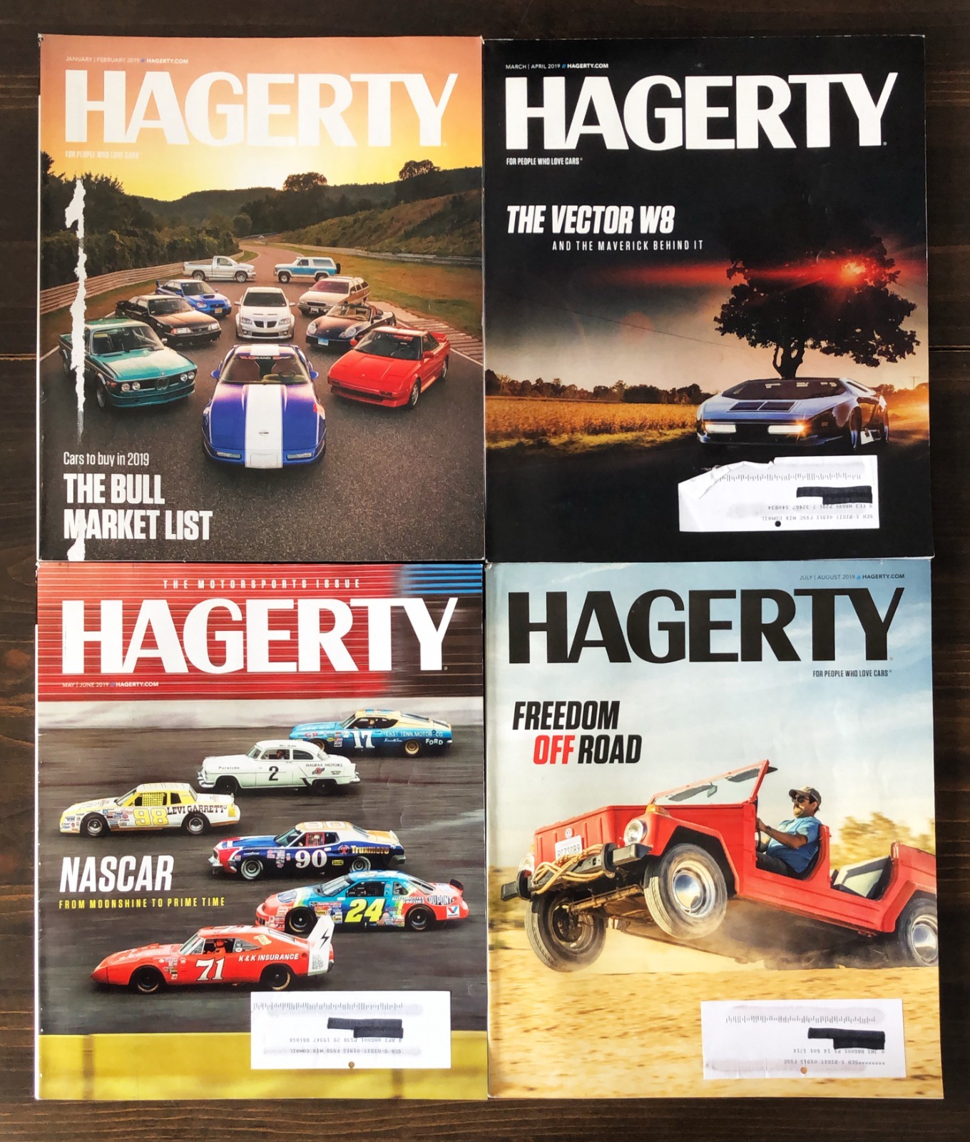 2019 Hagerty Drivers Club Magazine - Lot of 6