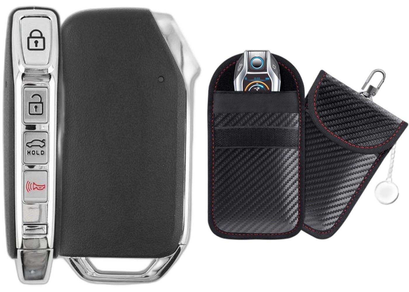 Repl. 2021-2023 Kia K3 Smart Key Fcc CQOFD00790 Pn 95440-M6800 w/Case