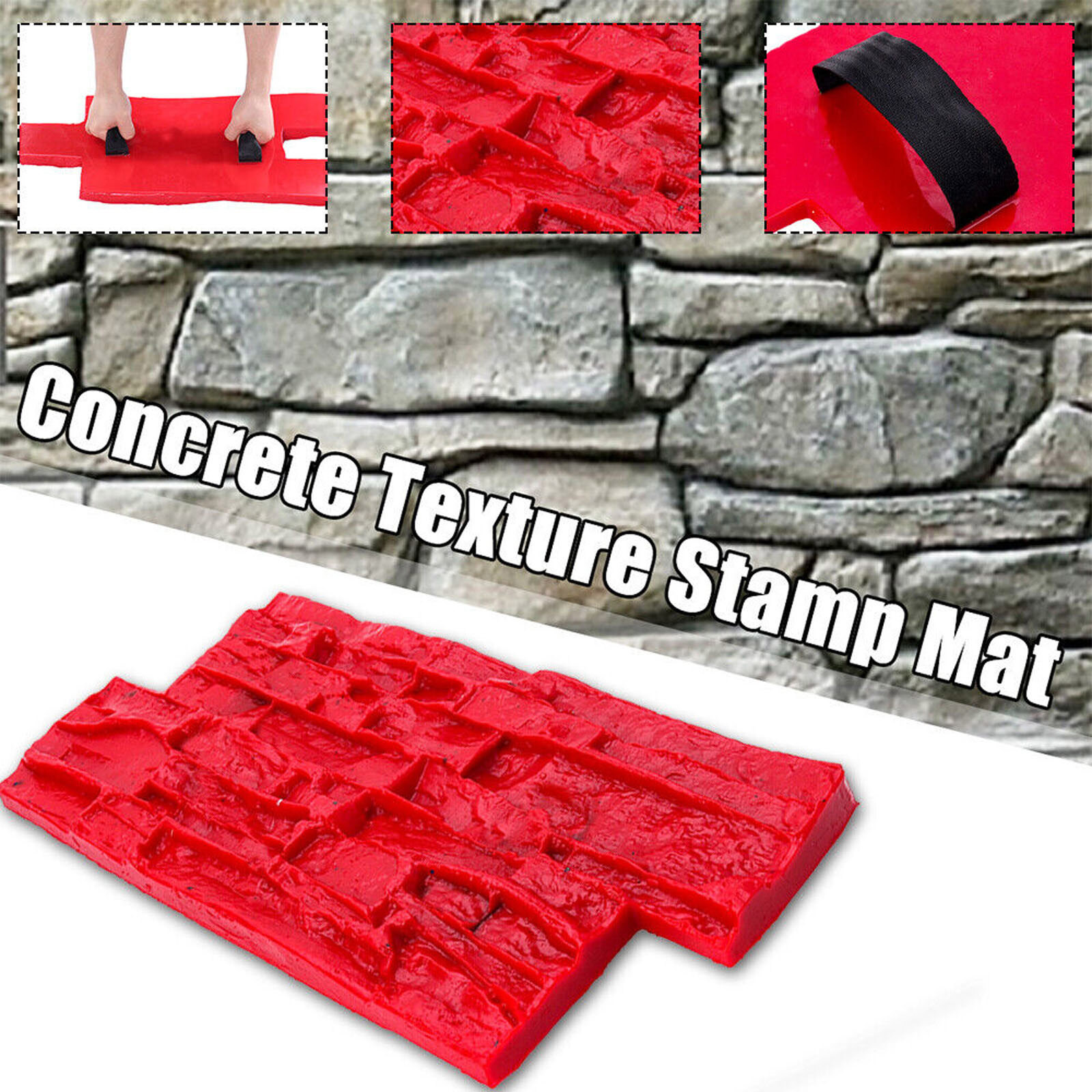 Concrete Seamless Slate Texture Mould for Decorative Wall Finishes