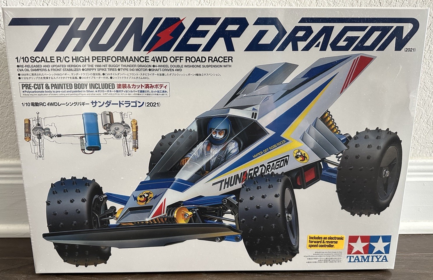 Tamiya 1/10 Thunder Dragon 2021 RC Off-Road Buggy Kit 47458