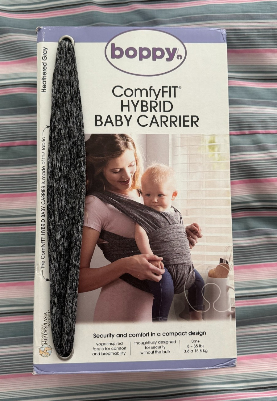Boppy ComfyFit Hybrid Baby Carrier in Heathered Gray (B7)