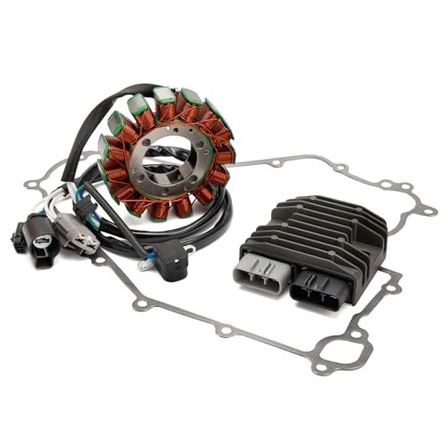  Stator Coil + Voltage Regulator + Gasket Assy for Kawasaki KRT800 Teryx4 2014 