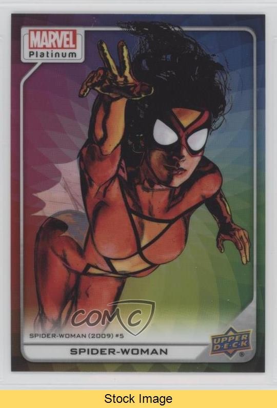 2023 Marvel Platinum High Series Rainbow Color Wheel Spider-Woman #111 READ 16yx