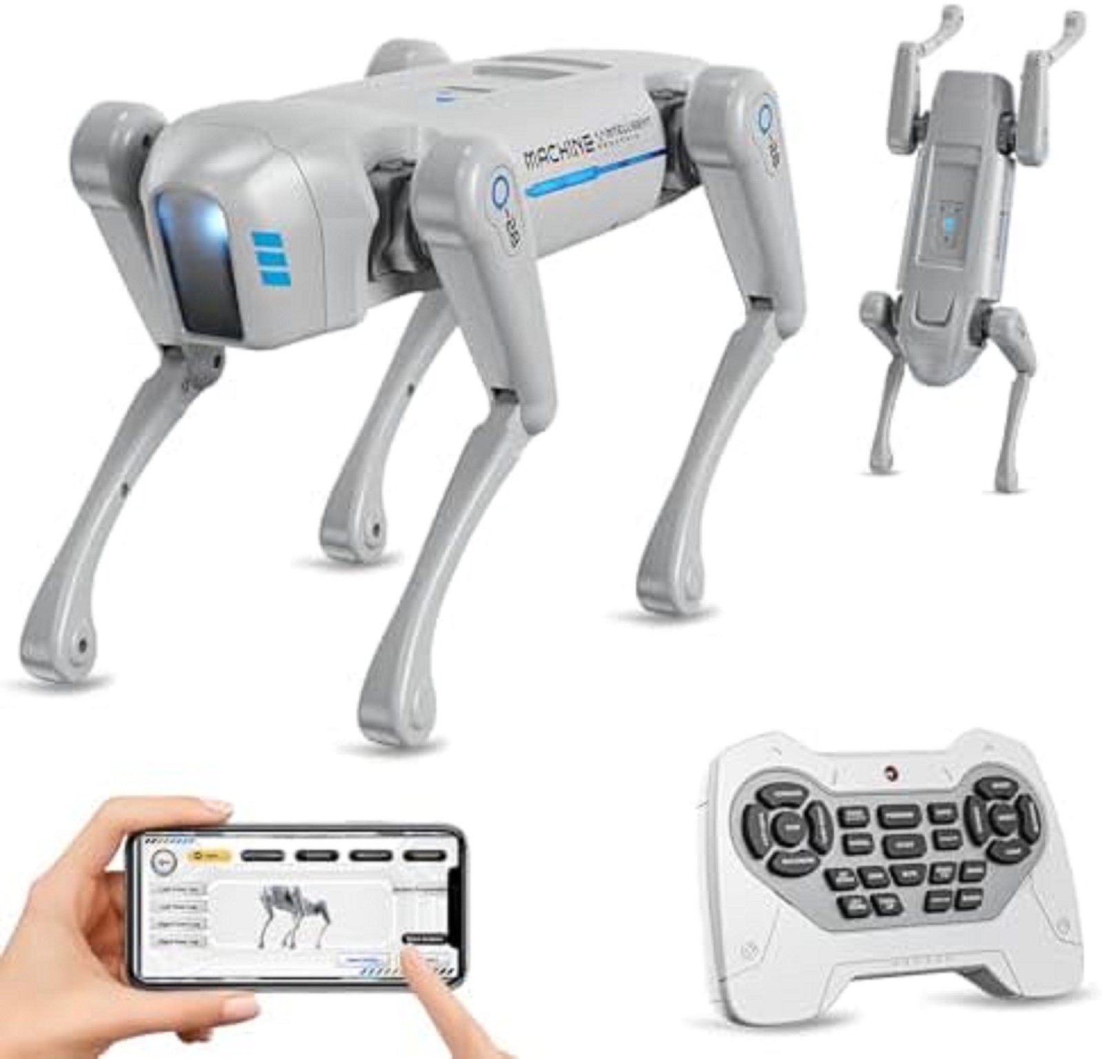 Smart Robot Dog for Kids, Interactive STEM Robot Pet with Voice & Remote Control