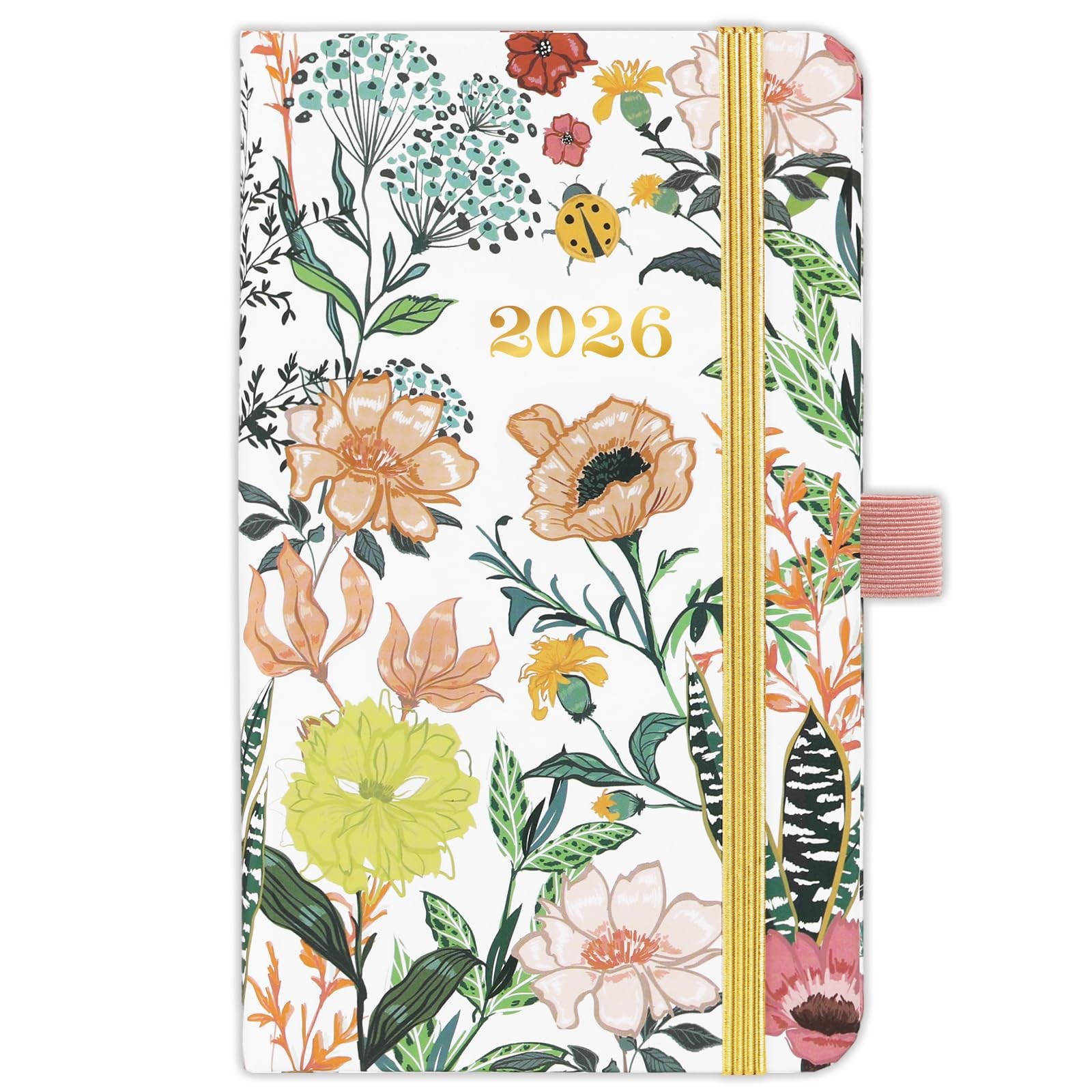 2026 Pocket Planner/Calendar - January 2026 - December 6.3''×3.8'', pink 