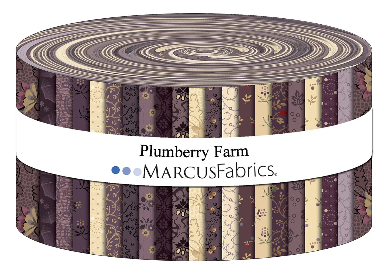 Marcus Fabrics - Plumberry Farm 2.5" Strips by Pam Buda 40 pcs