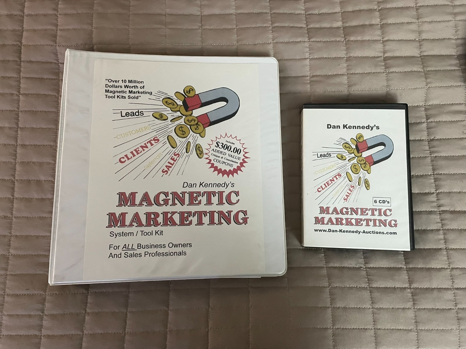 COMPLETE Dan Kennedy No B.S. Magnetic Marketing System w/ Binder & 6 CDs GKIC