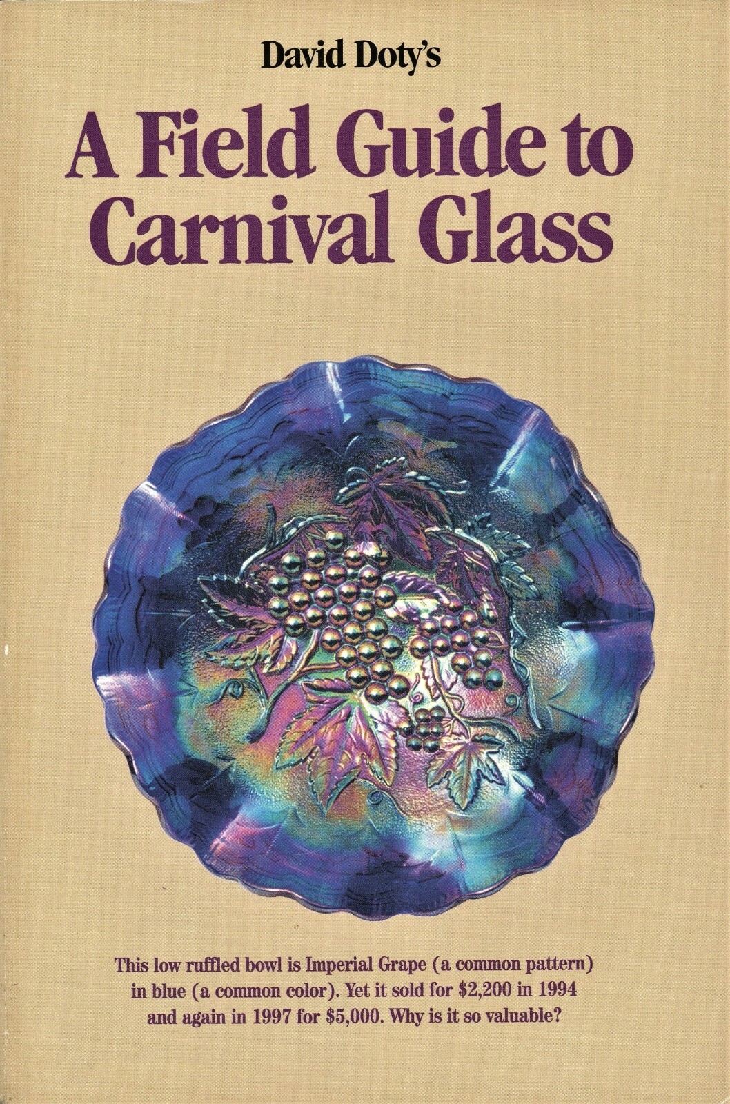 Carnival Glass - Makers Patterns Shapes Values Etc. /  Illustrated Book