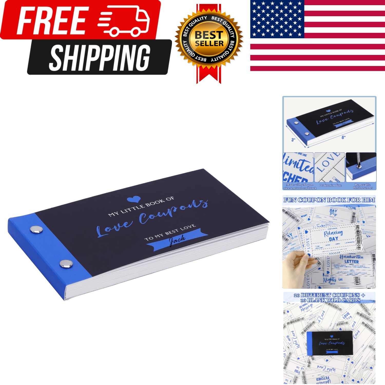 Love Coupon Book for Him - Romantic Love Gifts for Husband Boyfriend, 20 Fun ...