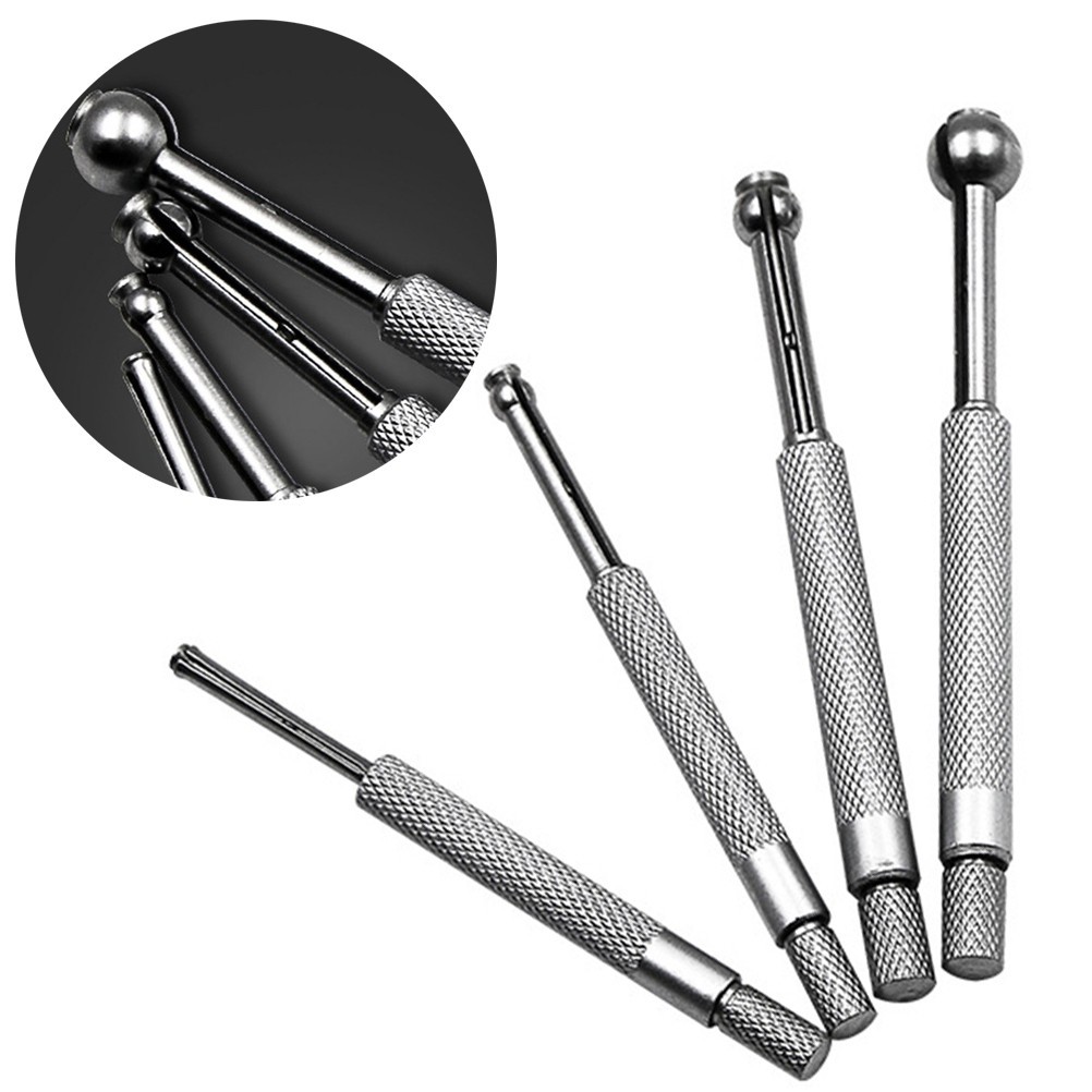 4 Pcs Hardened Telescoping Hole Gauge Set Small Bore Precision Gage 3 To 14 mm