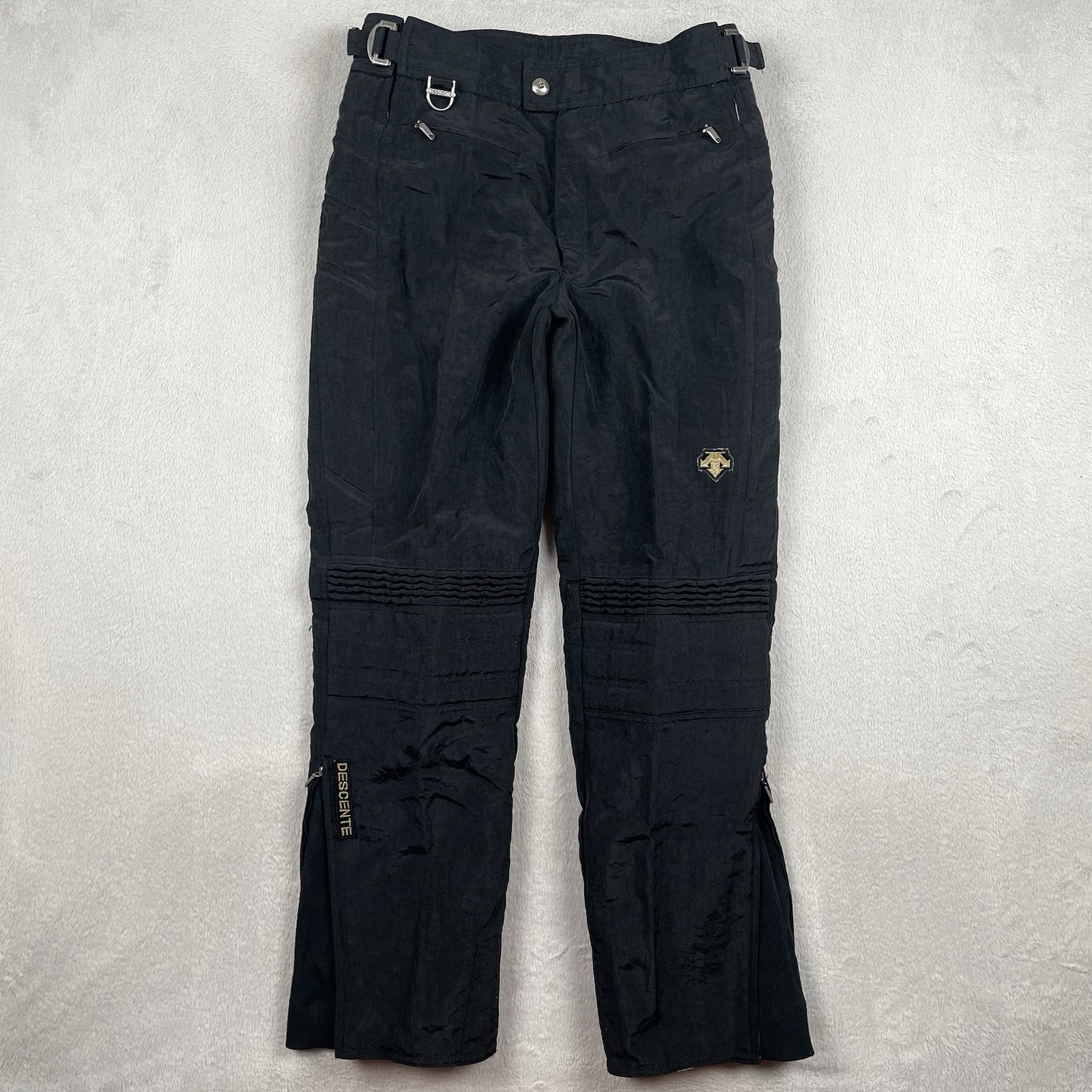 Descente Snow Pants Mens 34x29 Black Radipant Ski Entrant Waterproof Winter