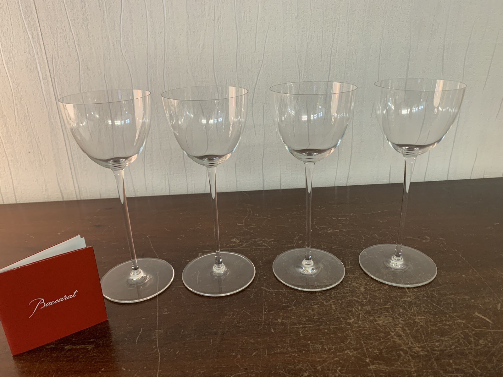 9 Perfection Clear Crystal Wine Glasses From Baccarat (Price Per Unit)