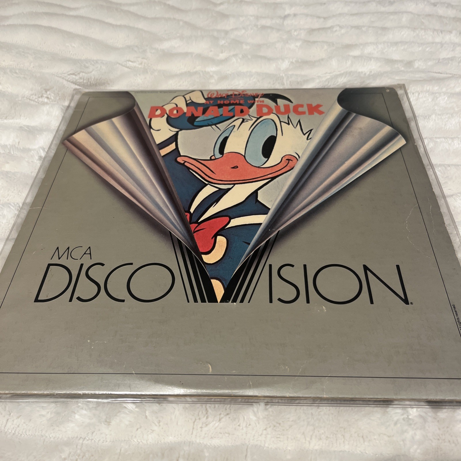 Walt Disney At Home with Donald Duck Laserdisc MCA Discovision Video 1978