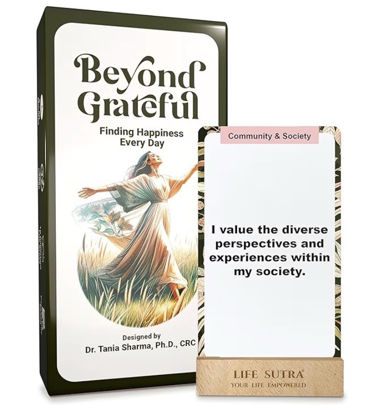 Psychology Based Card Game- Beyond Grateful Finding Happiness Every Day New Gift