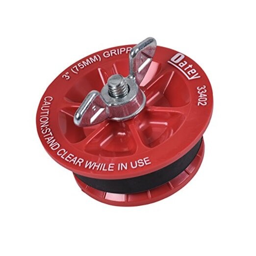  33402 End-of-Pipe Grippers, 3 in, 5 Psi Back 1 Count (Pack of 1) Plug