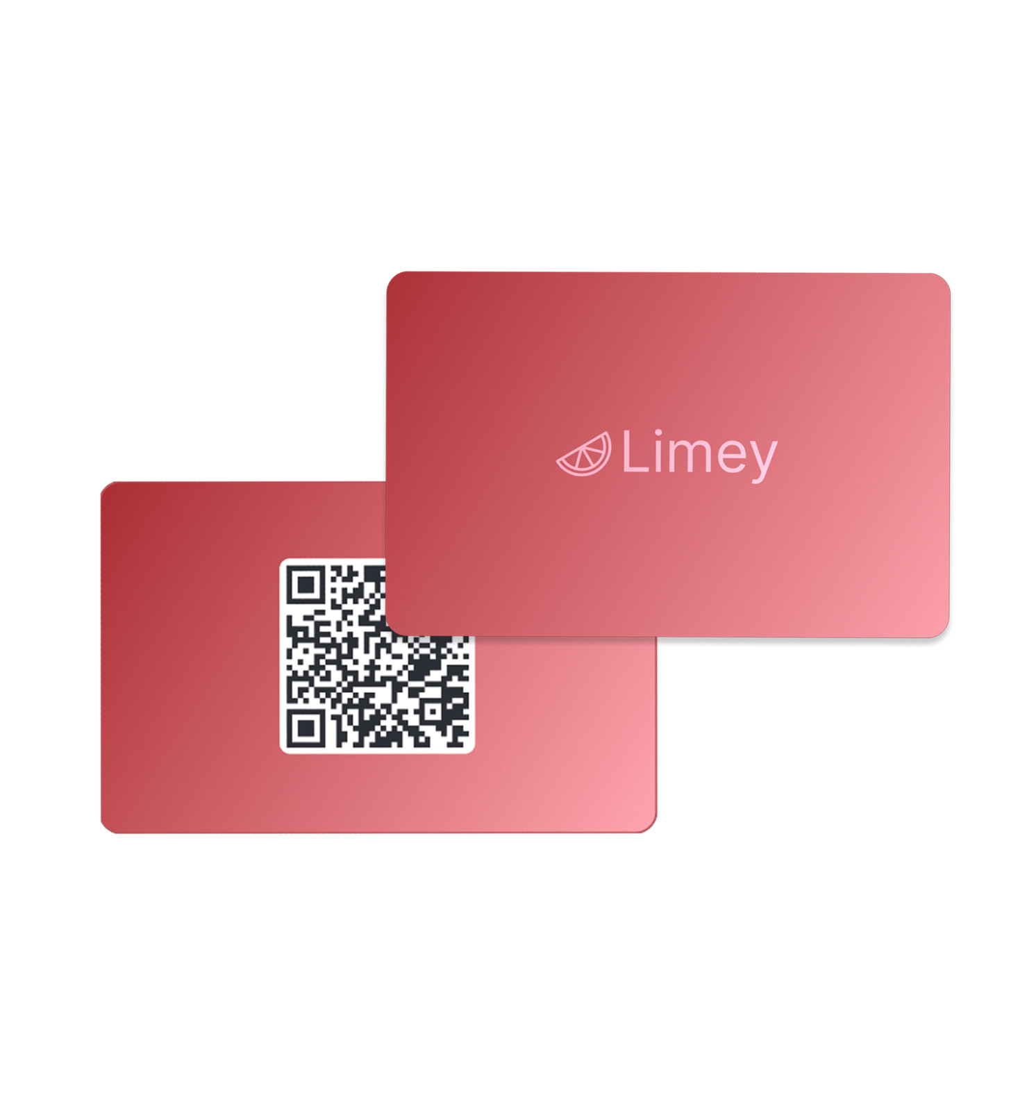 Digital Business Card - Red Matte Finish | NFC + QR | Tap or Scan to Connect