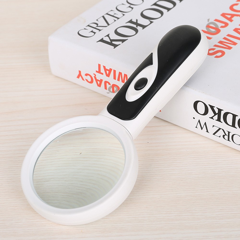 Hand Held 3X/20X Magnifying Glass Pull Magnifier Loupe With 2 LED Lights Fashion
