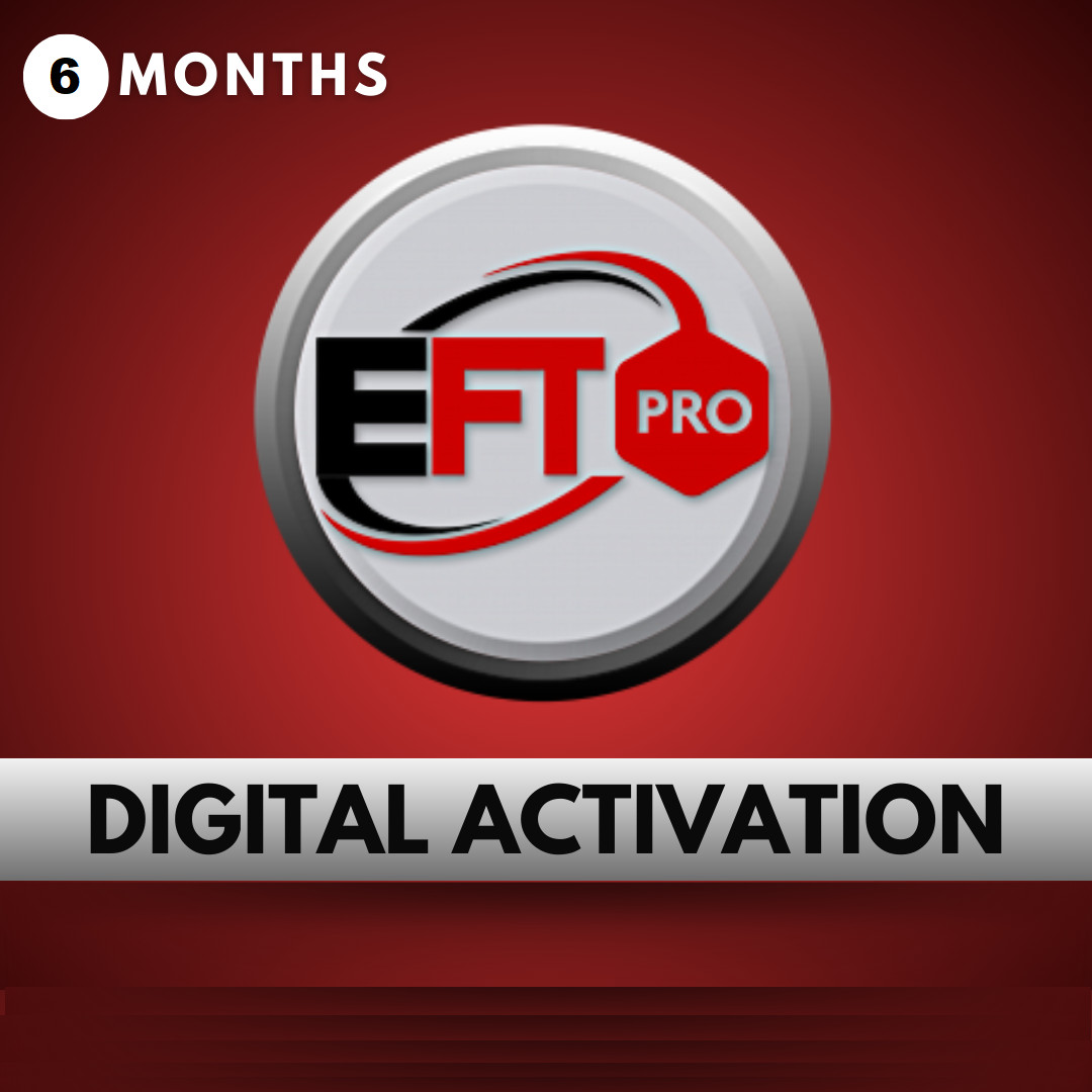 EFT Pro 6 Month Renew License (Digital) No need dongle