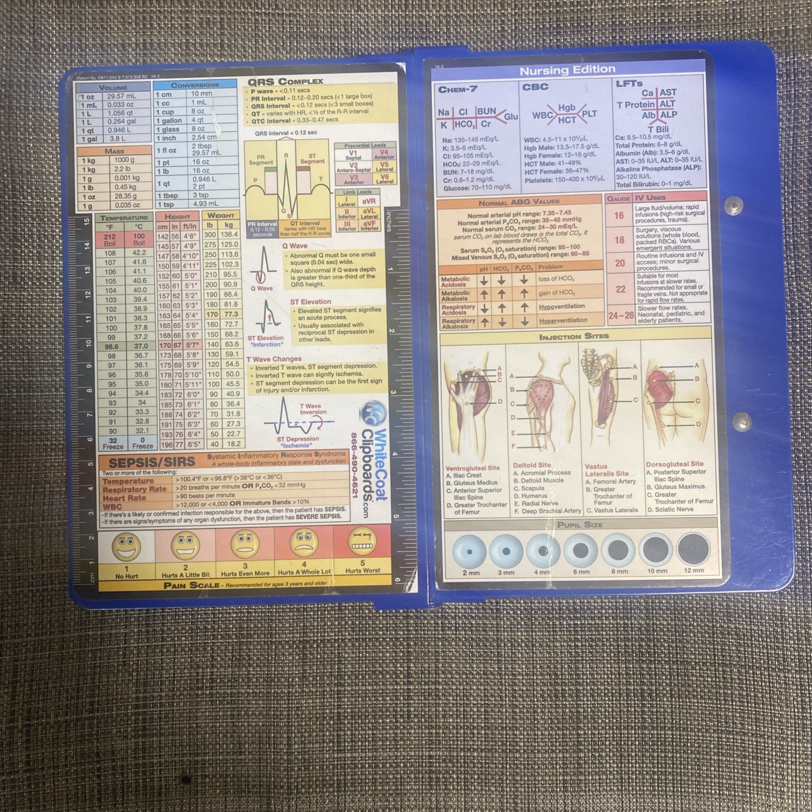 Nursing Edition White Coat Clipboard (S4)