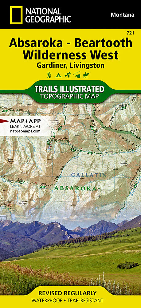 Absaroka-Beartooth Wilderness West: Map #721