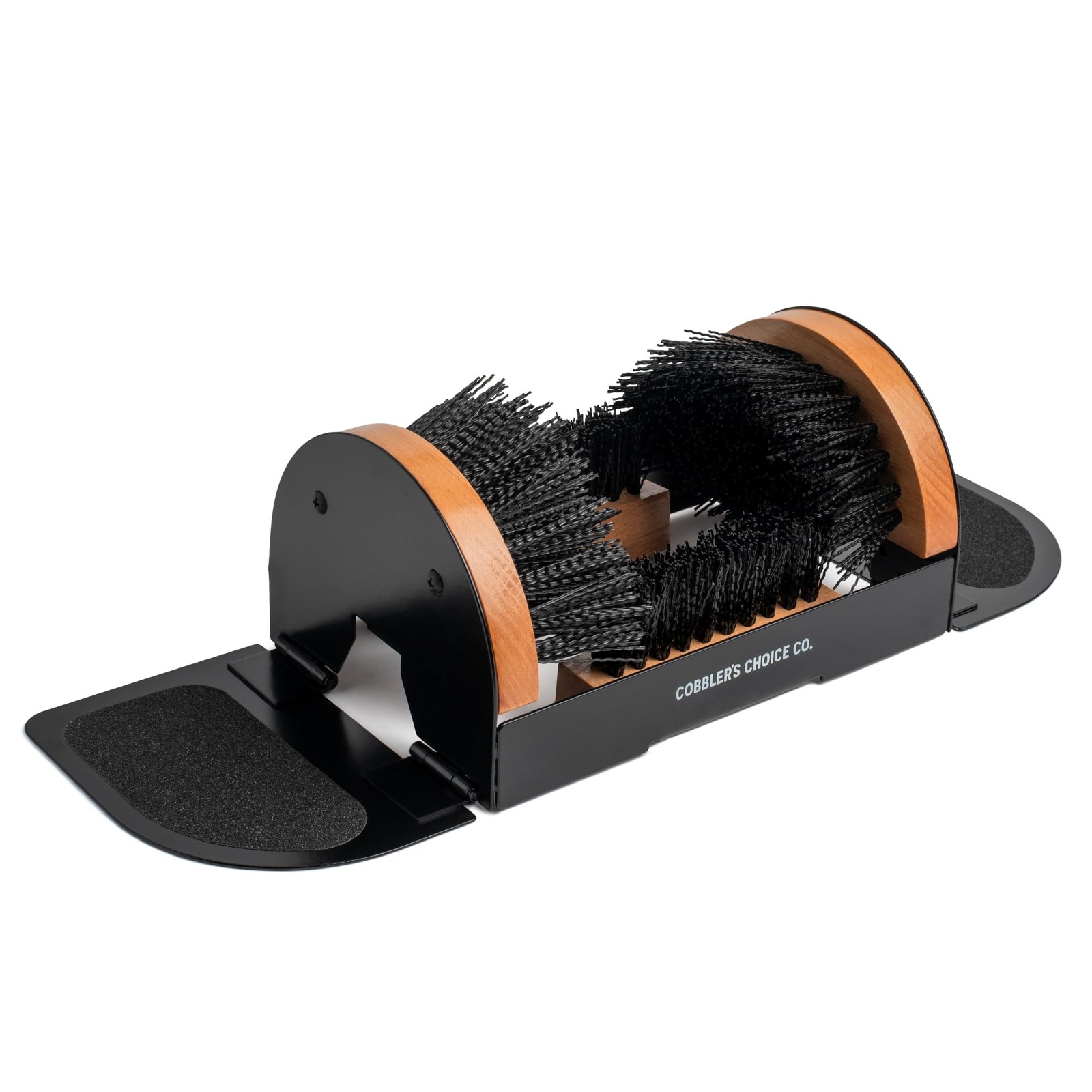 Cobbler's Choice Boot Scraper - Outdoor Shoe Scrubber Cleaner Brush - Black 