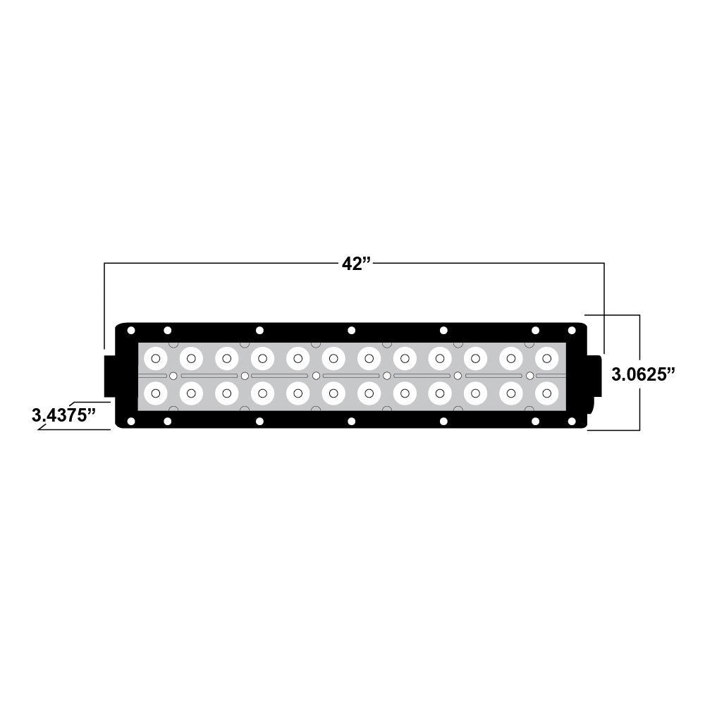 Daytona Lights DL-DR42 42" Dual Row LED Lightbar