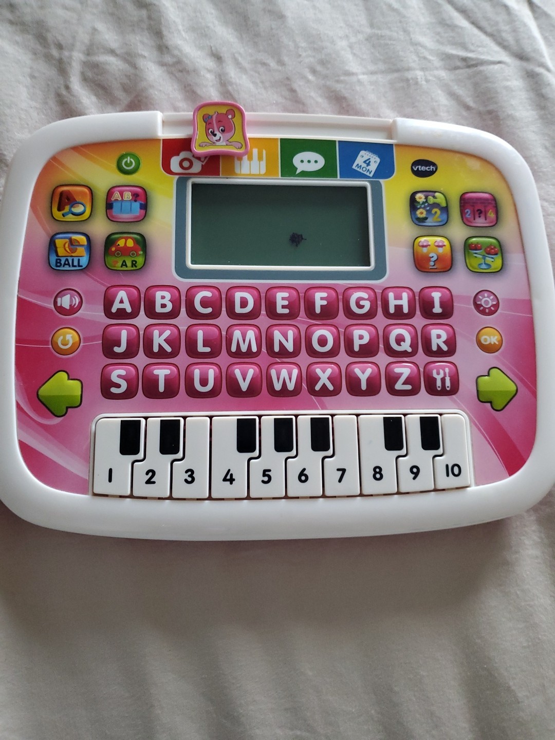 VTech Little Apps Learning Tablet Learning Toy Phonics Vtech 1394 Pink Toy 7"x9"