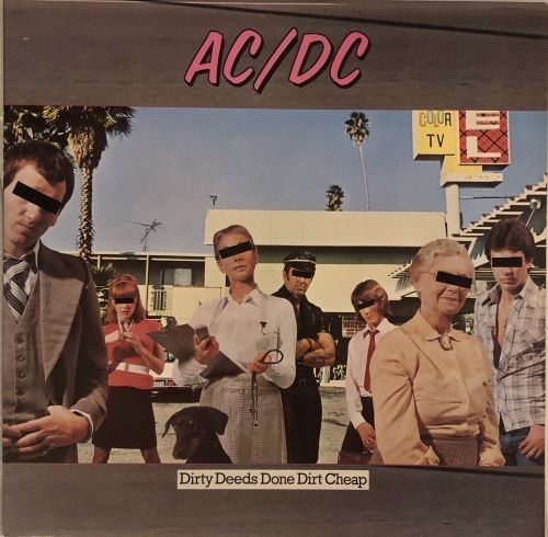 AC/DC - Dirty Deeds Done Dirt Cheap (LP, 1976 Atlantic, UK, K 50323)