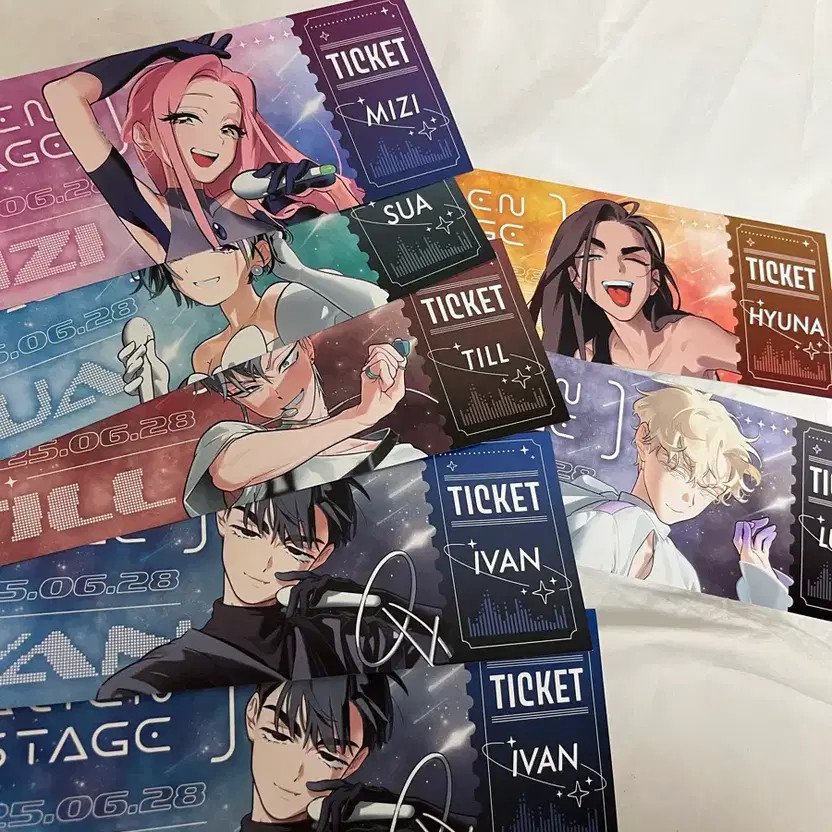 Entire Set of Ace Tea Popup Tickets for Sale
