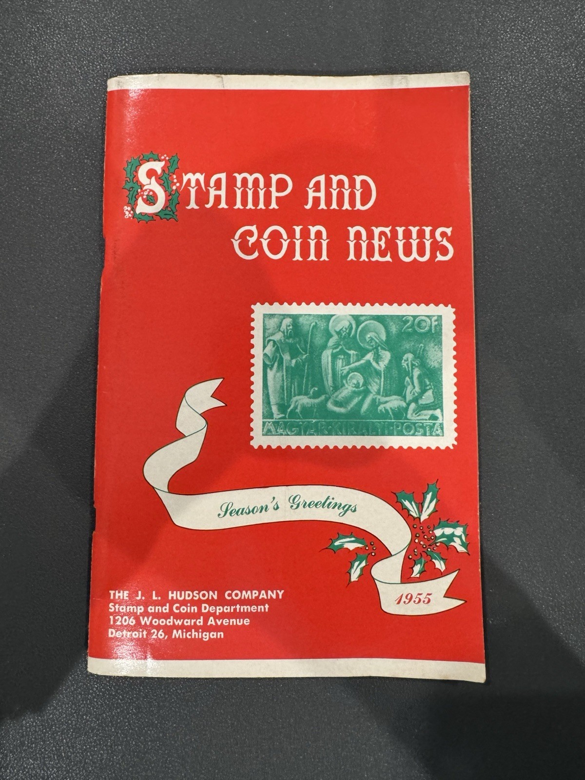 J. L. Hudson Company 1955 Stamp And Coin News 