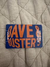 Dave and Buster's Power Card With 180,368 Tickets, & 0 Chips, Actual Card