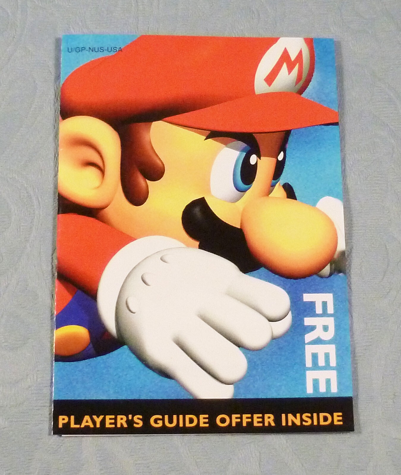SUPERB  "FREE PLAYERS GUIDE OFFER" INSERT,FOR NINTENDO 64 GAMES 1996-99,MINT