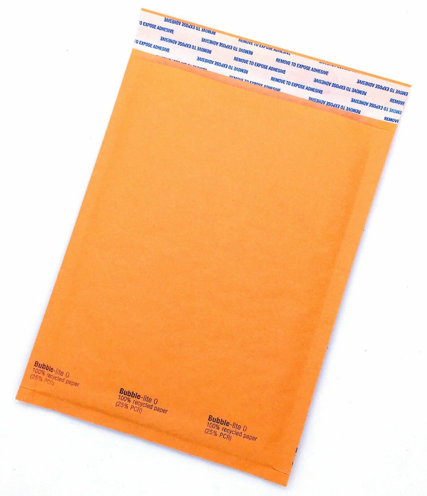 250 #0 (6"X10") Kraft Bubble Lined Mailer Envelopes Self Seal Free Shipping