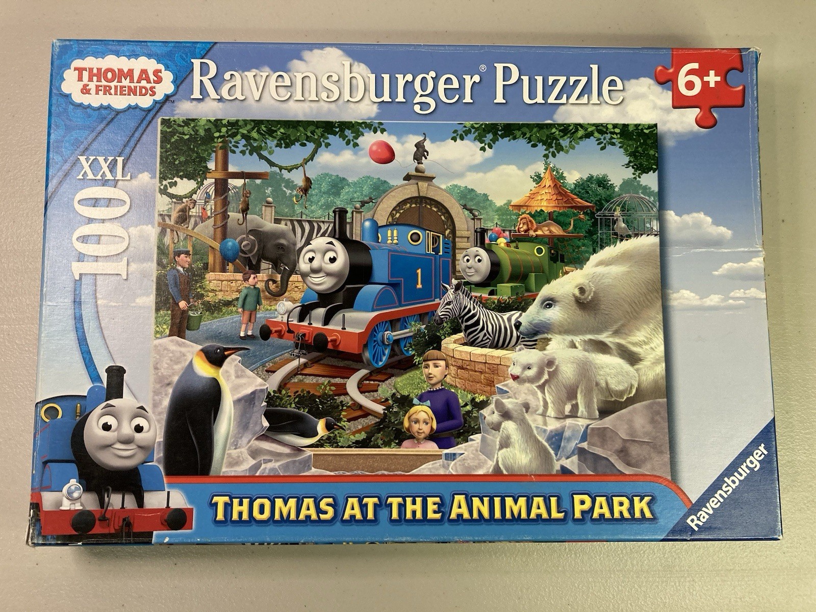 Ravensburger Puzzle Thomas At The Animal Park 100 Pieces XXL Complete 2015