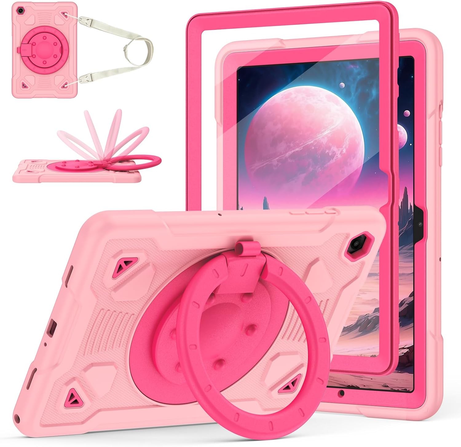 Case for Samsung Galaxy Tab A11 Plus 2025 11 inch Tablet, 360° Rotating Stand