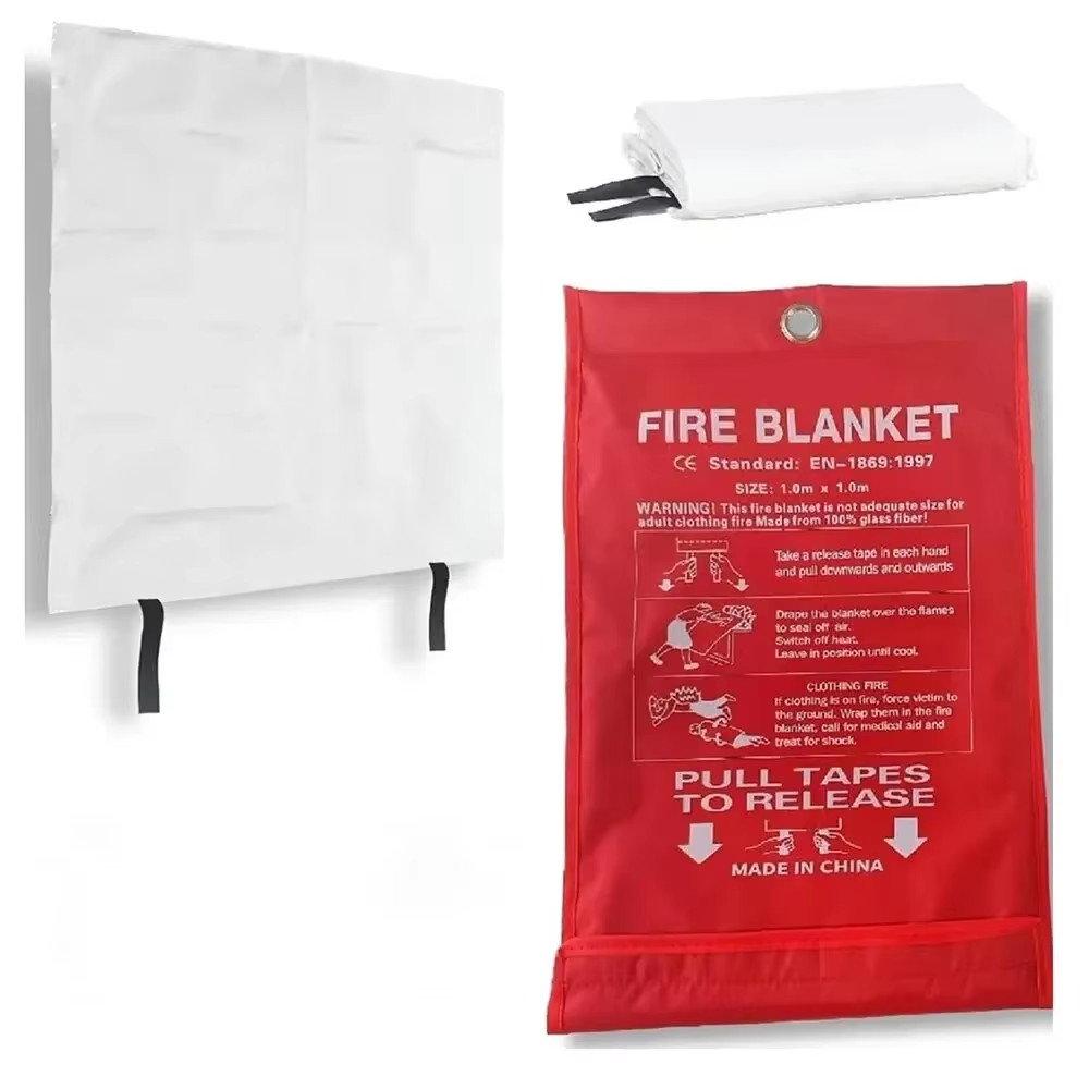 Fire Blanket Fiberglass Fire Emergency Blanket Suppression Blanket Flame Retarda